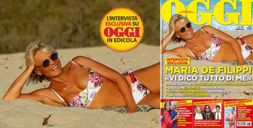Amici, Maria De Filippi: bikini brutale in prima pagina, pazzesca. Oggi la mette in prima così 