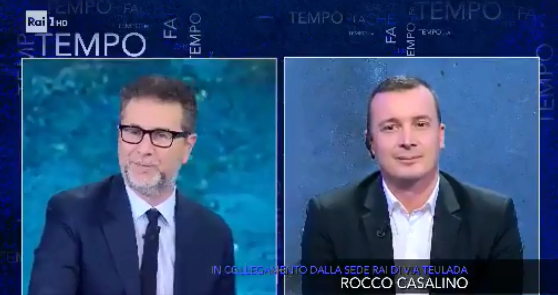 Che tempo che fa, Fabio Fazio massacra Rocco Casalino: senza precedenti in diretta tv