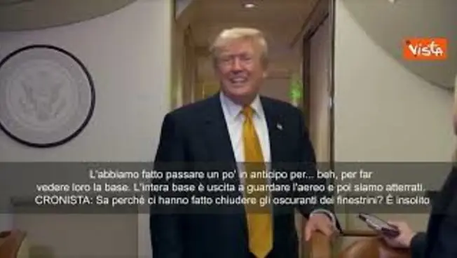 Leggi l'articolo: Trump: Sono minacciato continuamente da Iran, il primo della lista. E con me anche voi cronisti