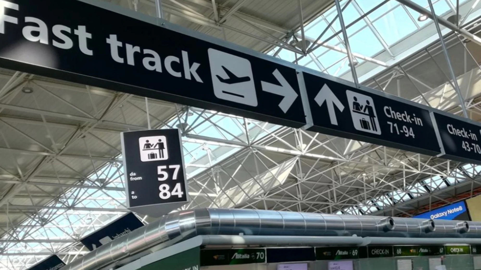 In aeroporto e sicuri di arrivare