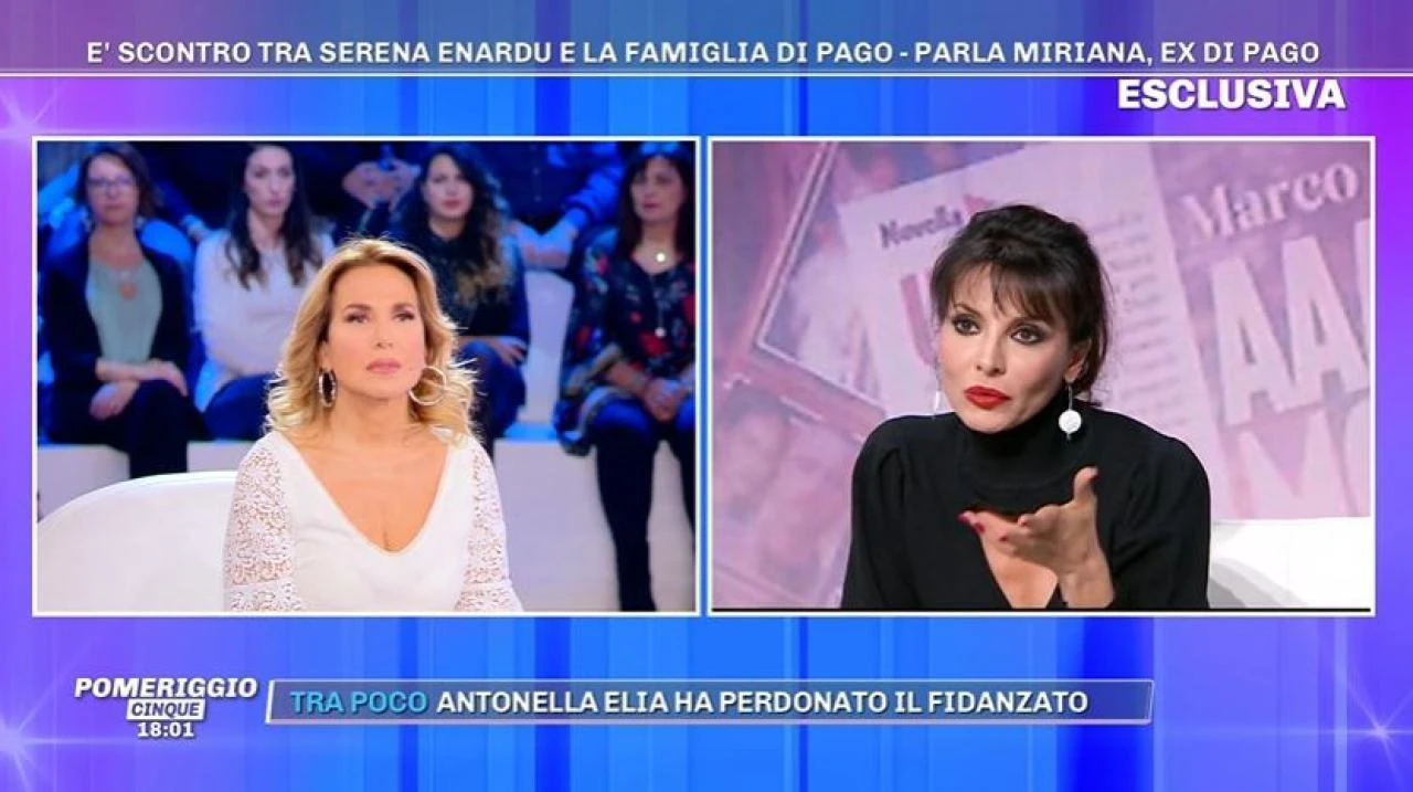 Pago e Serena Enardu al GF Vip, Miriana Trevisan: "Si è scordato di tutto il resto". D'Urso dura: "Zerbino"