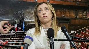 Giorgia Meloni, la leader di Fratelli d'Italia contro il premier Conte. "Non si è vista neppure una scintilla"