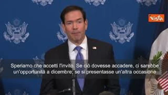 Rubio: “Putin accetti invito G20. Occasione per parlare”