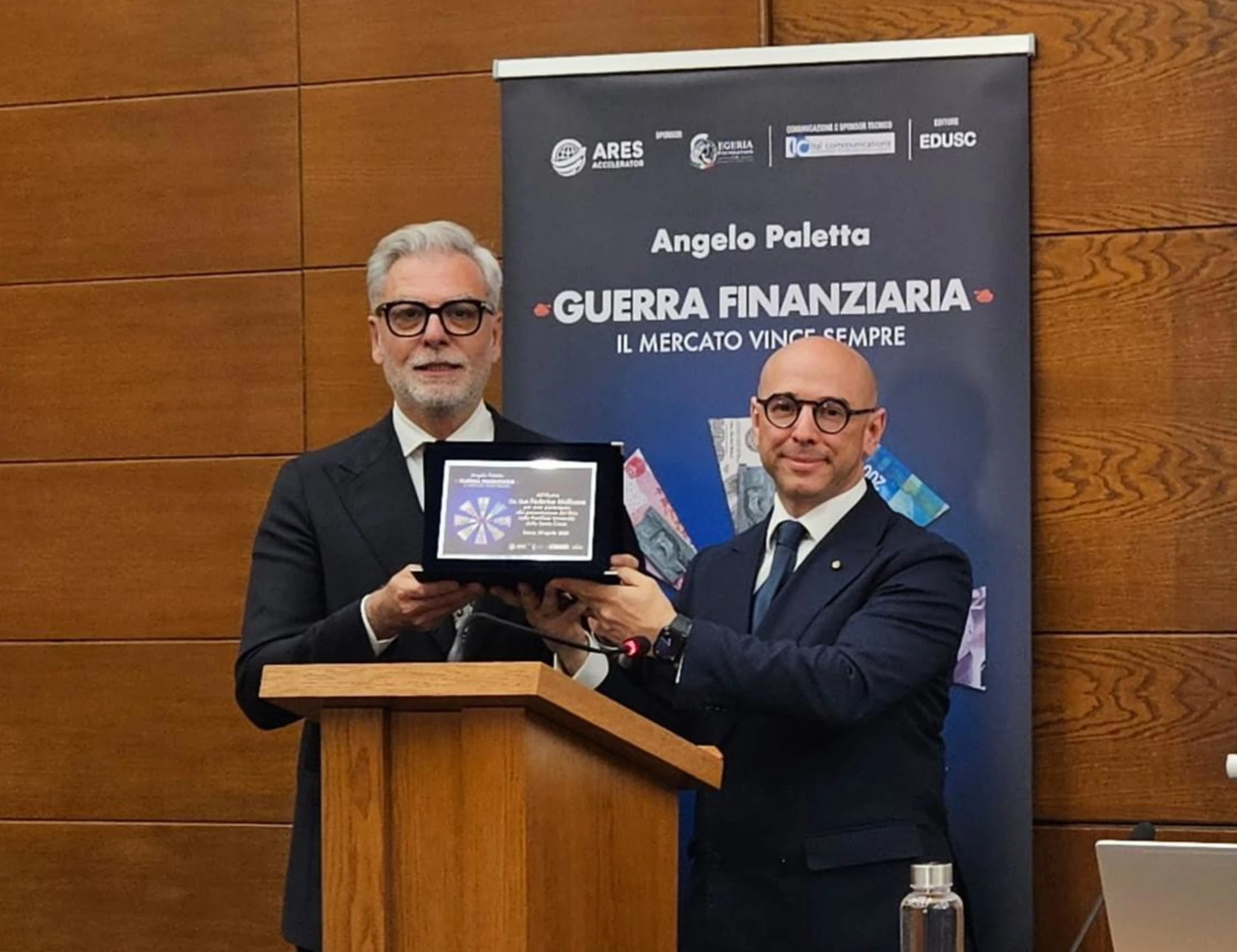 “Guerra Finanziaria” di Angelo Paletta, presentato alla Pontificia Università della Santa Croce