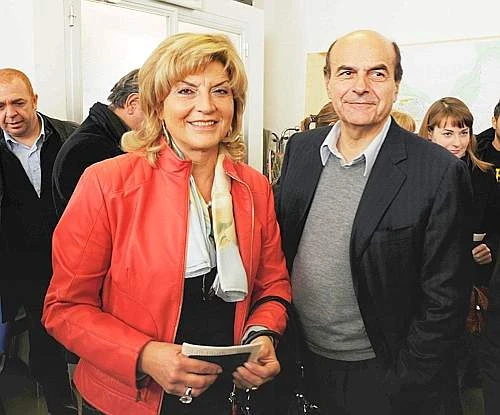 Daniela Ferrari e Pierluigi Bersani