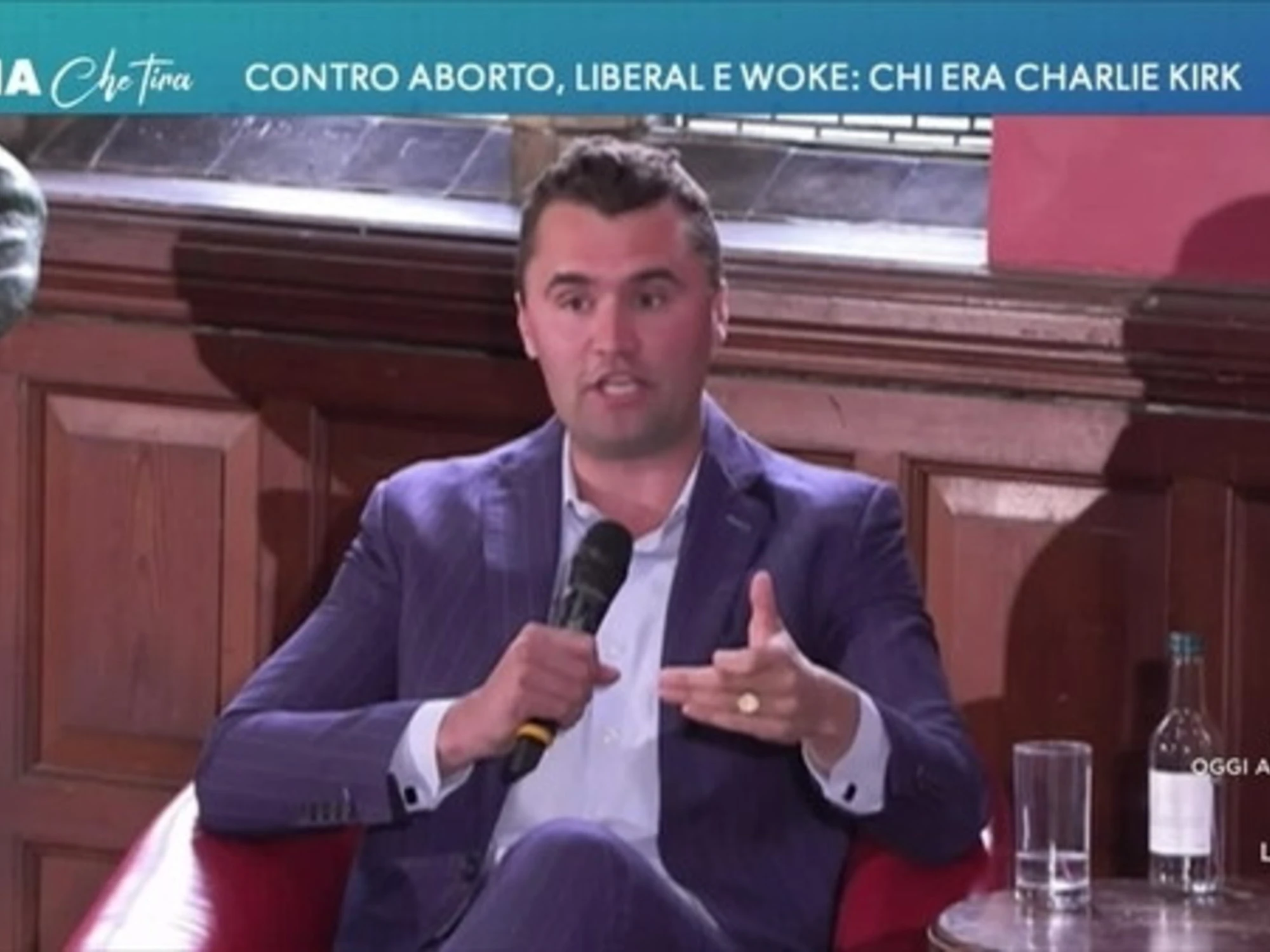 Charlie Kirk, scandalo a La7: come gli rifanno il funerale