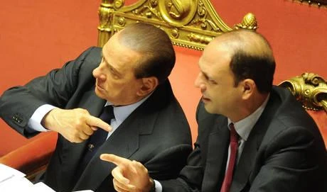 Silvio Berlusconi e Angelino Alfano