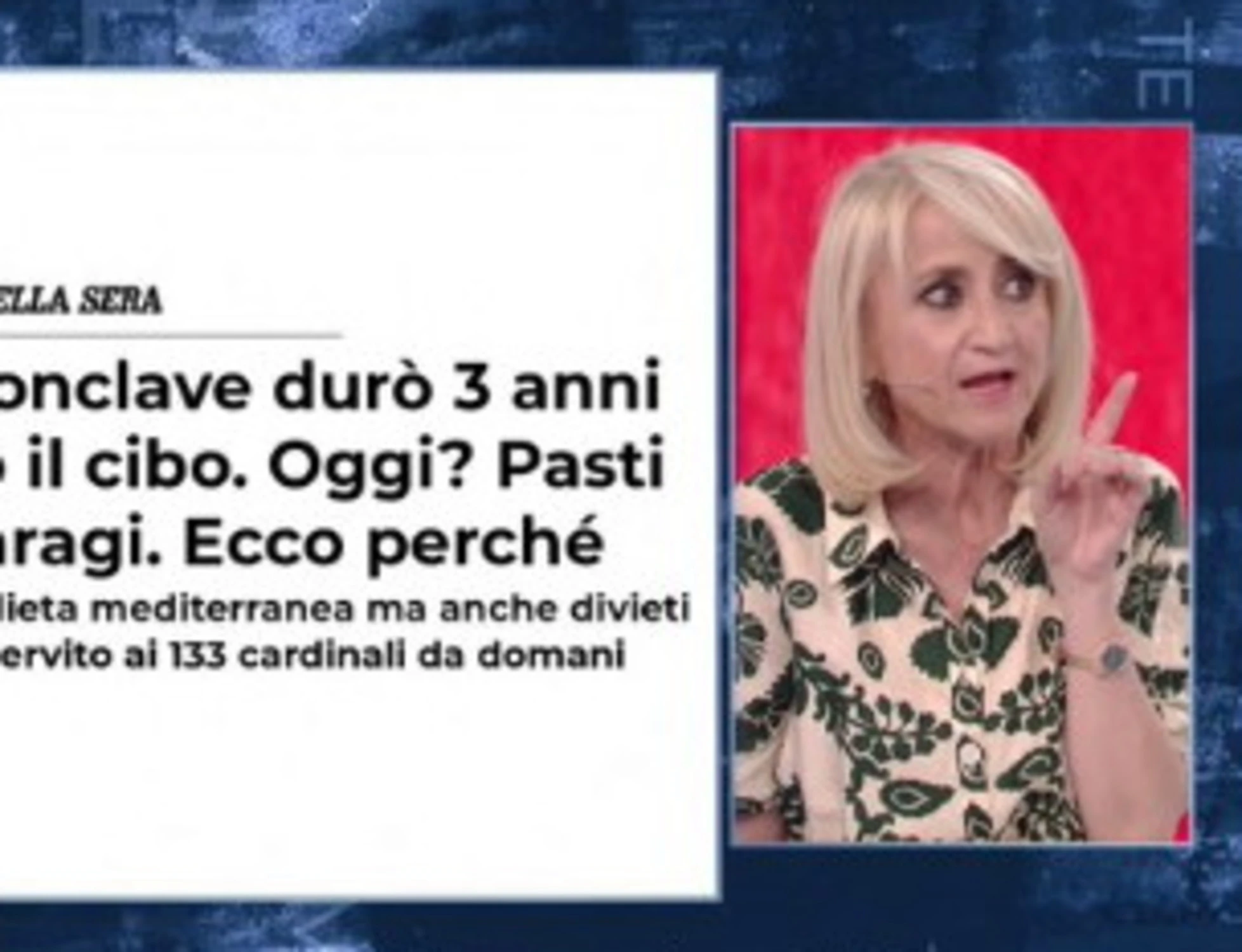 Luciana Littizzetto da Fazio, "anche i fagioli": l'effetto di Leone XIV