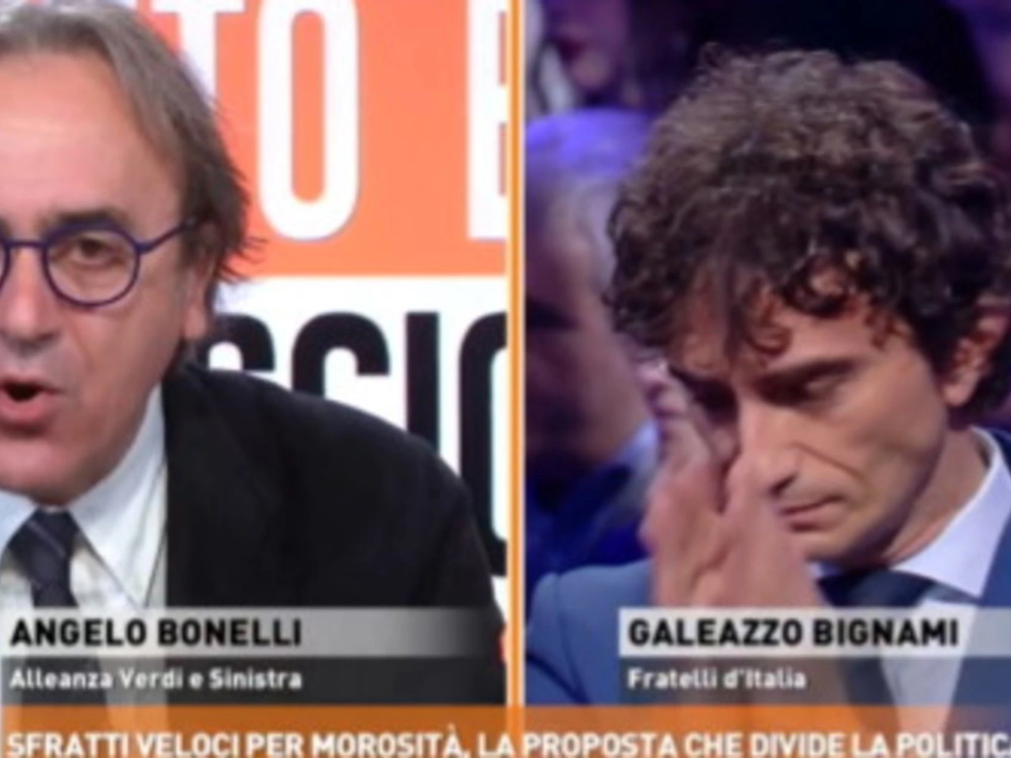Dritto e Rovescio, scontro Bonelli-Bignami: "Non ti faccio parlare"