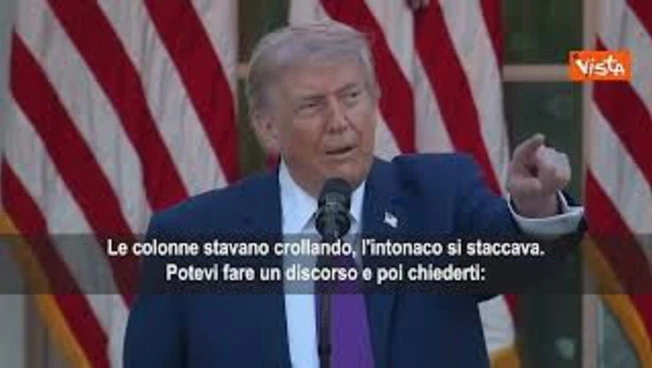 Trump: Prima di me la Casa Bianca era una 'Shit House', l'ho rimessa a nuovo