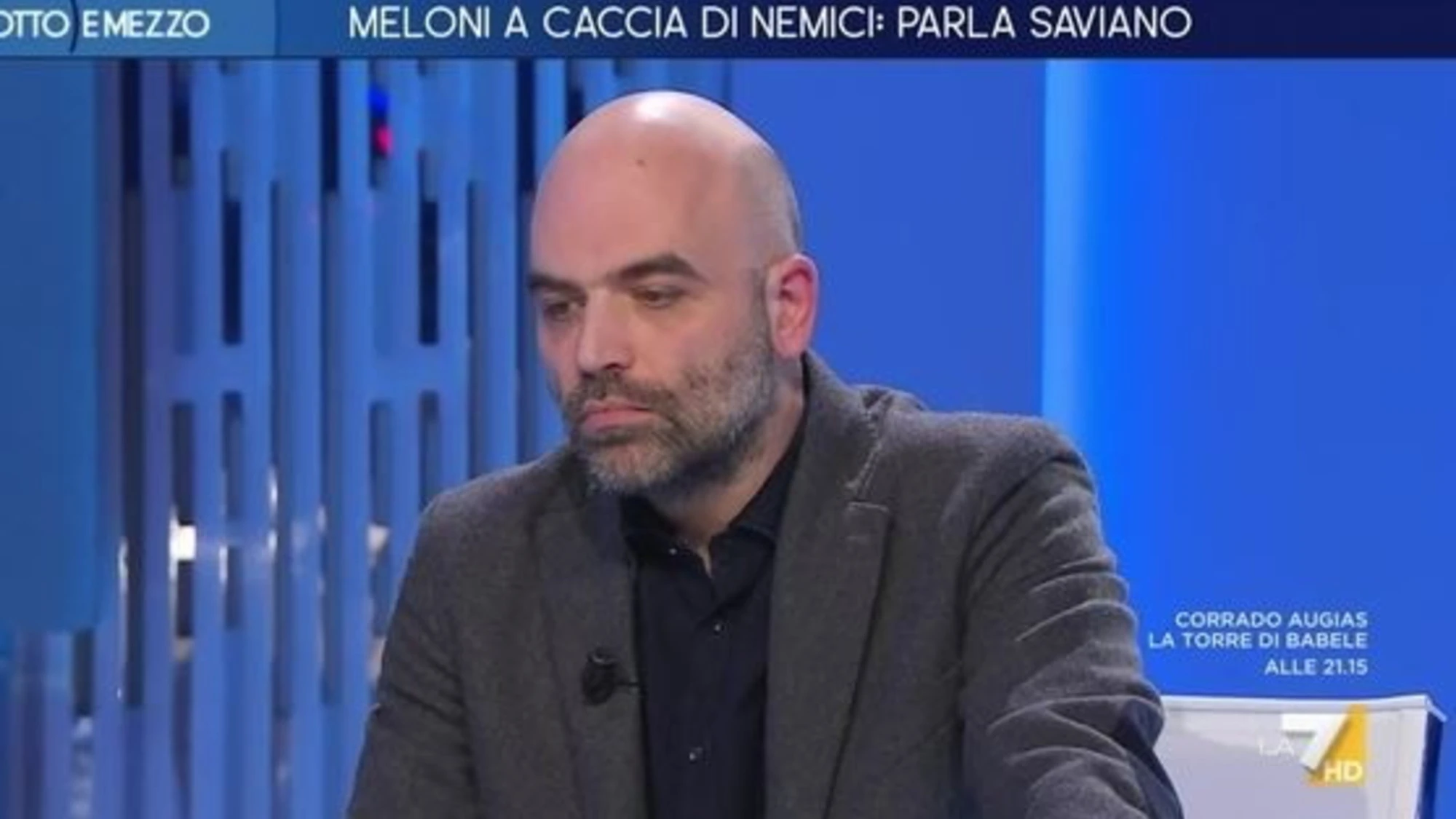 &quot;Omicidio politico, ci siamo&quot;: il delirio di Saviano in tv