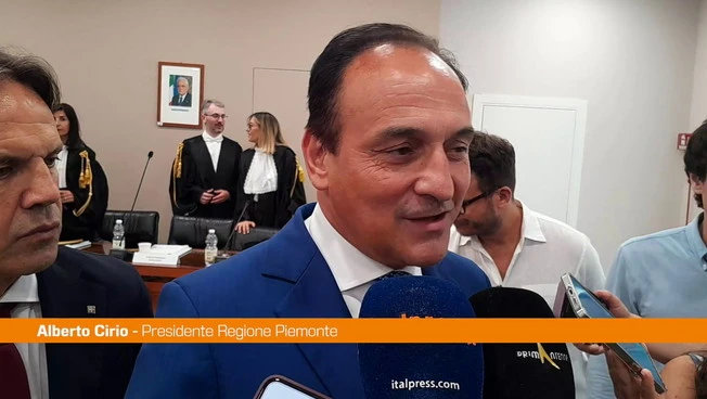 Piemonte, Cirio "La Corte ha certificato che i conti del 2025 sono a posto"