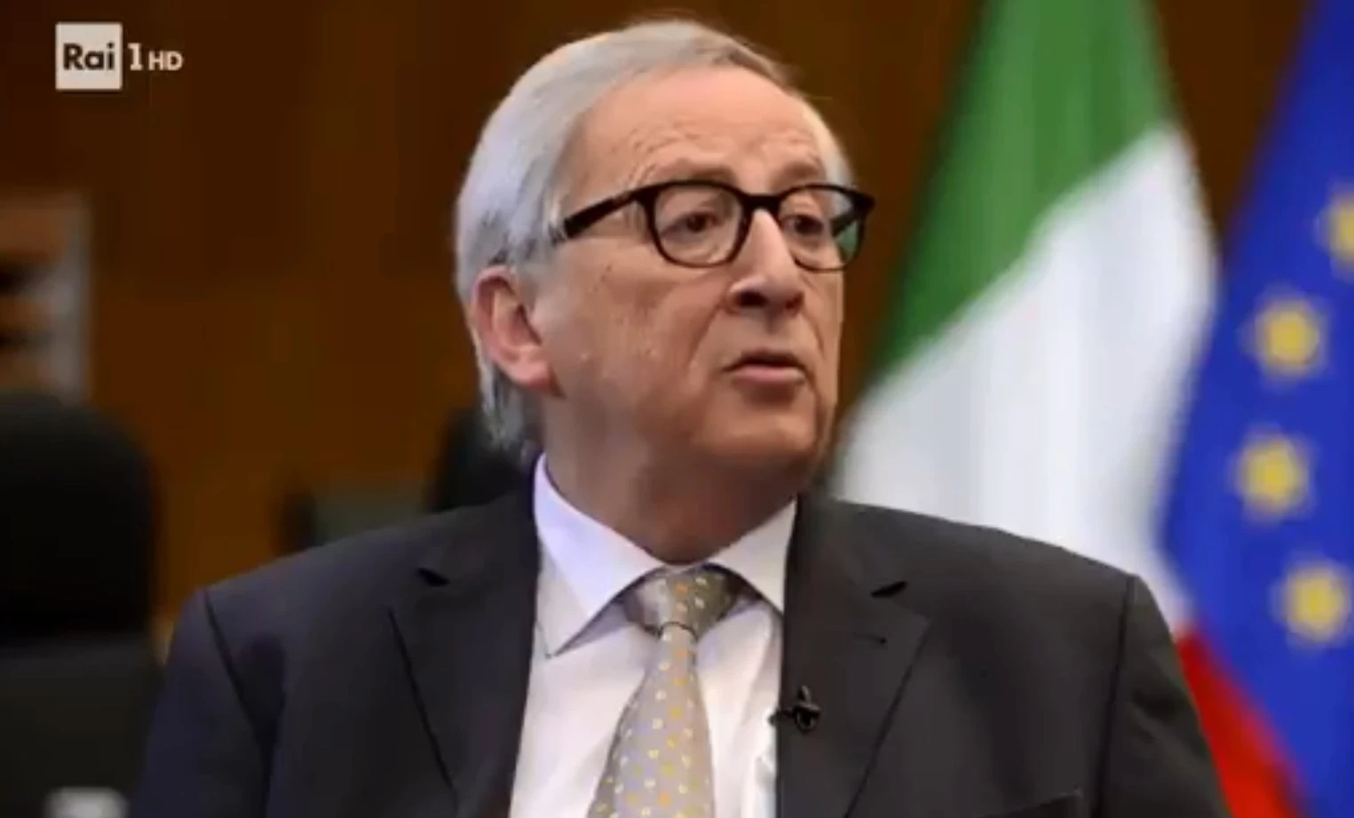 Che tempo che fa, Jean-Claude Juncker elogia gli immigrati: Fabio Fazio in estasi