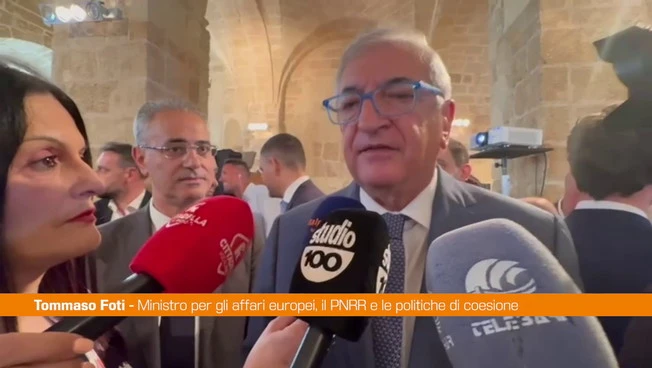 Giochi Mediterraneo, Foti "Le opere resteranno ai cittadini, lo sport unisce"