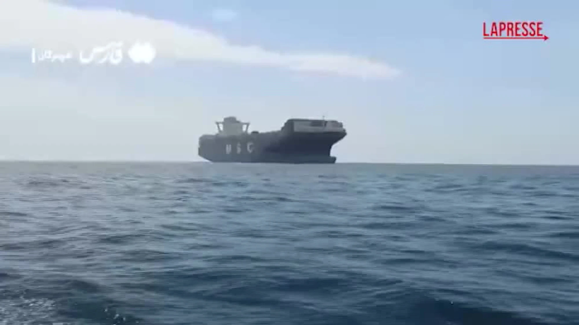 Iran, in un video le navi MSC nello Stretto di Hormuz