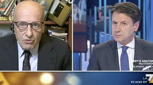 Otto e Mezzo, Alessandro Sallusti e i tre siluri contro Giuseppe Conte: "Faccia a faccia", ciò che (forse) vi era sfuggito
