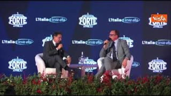 Conte ad Atreju: Manca Schlein? Verrà il giorno che faremo questo confronto con Meloni