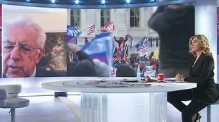 L'aria che tira, "praticamente Trump è matto". Myrta Merlino e Mario Monti fanno a pezzi il presidente