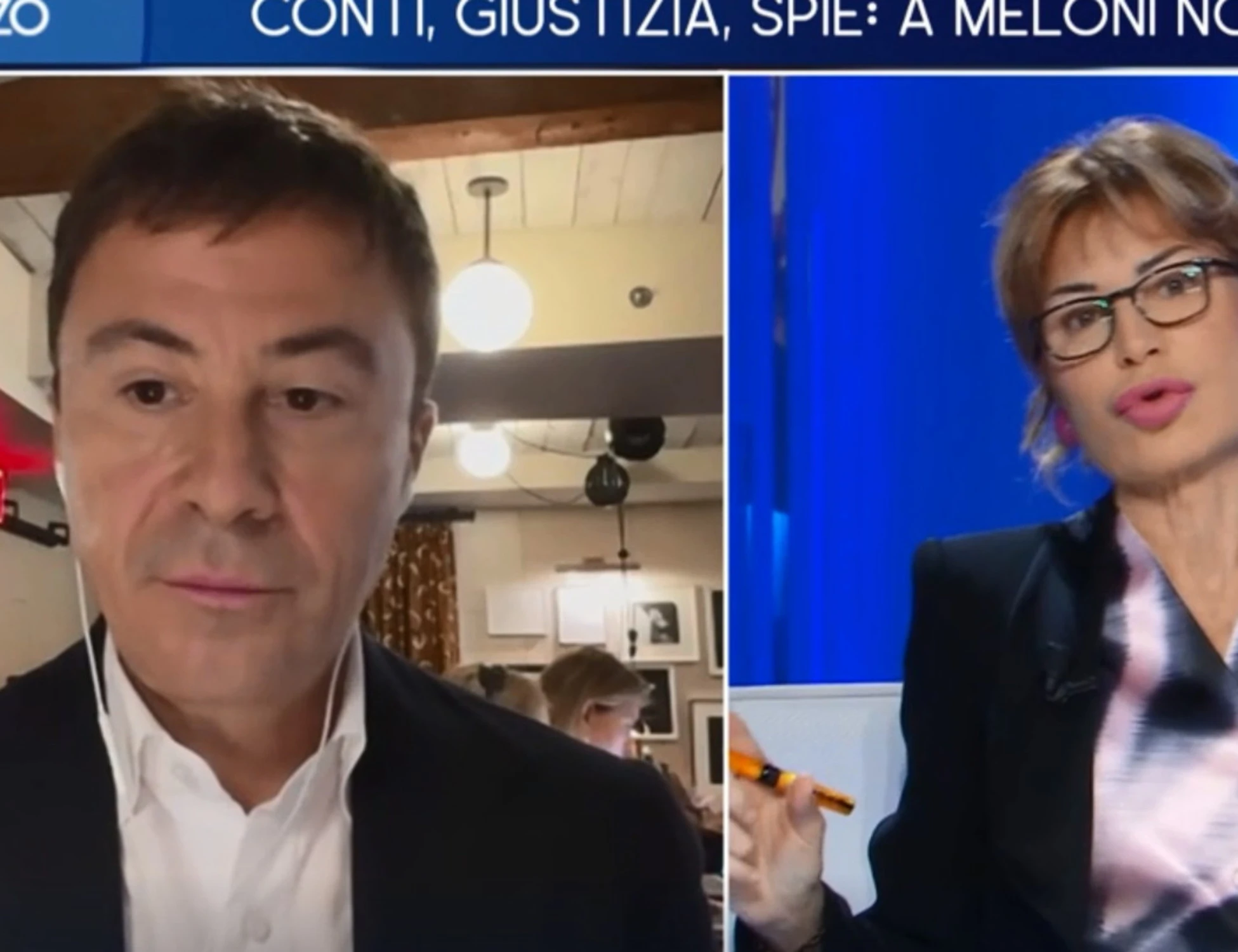 Otto e Mezzo, Italo Bocchino stronca Lilli Gruber: "Espulsione, punto e stop"