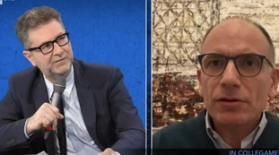 Che tempo che fa, Guido Crosetto imbarazza Fabio Fazio: "Ha invitato più volte Letta in due mesi che Meloni in otto anni"