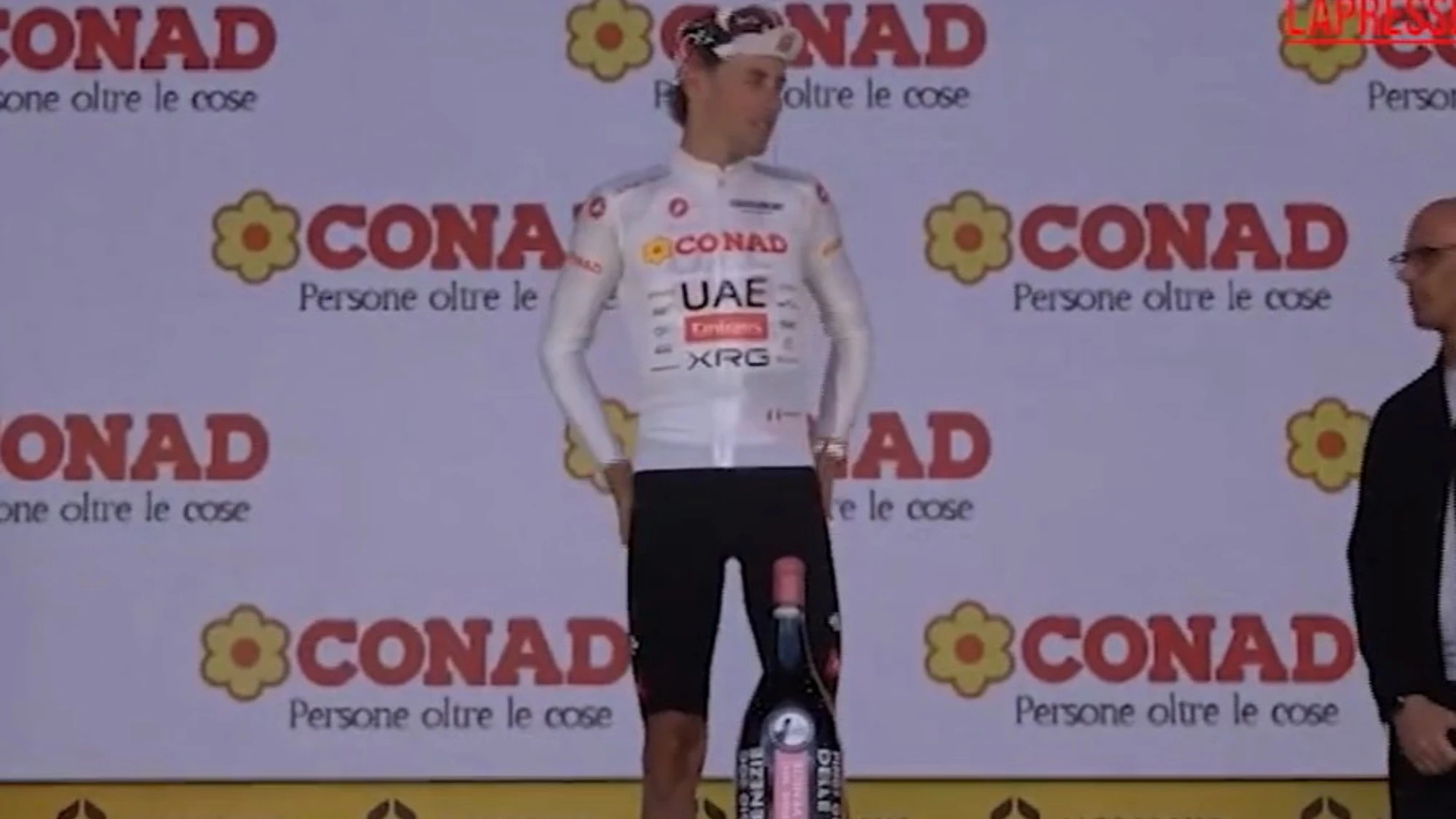 Giro d'Italia, Christen maglia bianca Conad: "Emozione fantastica"