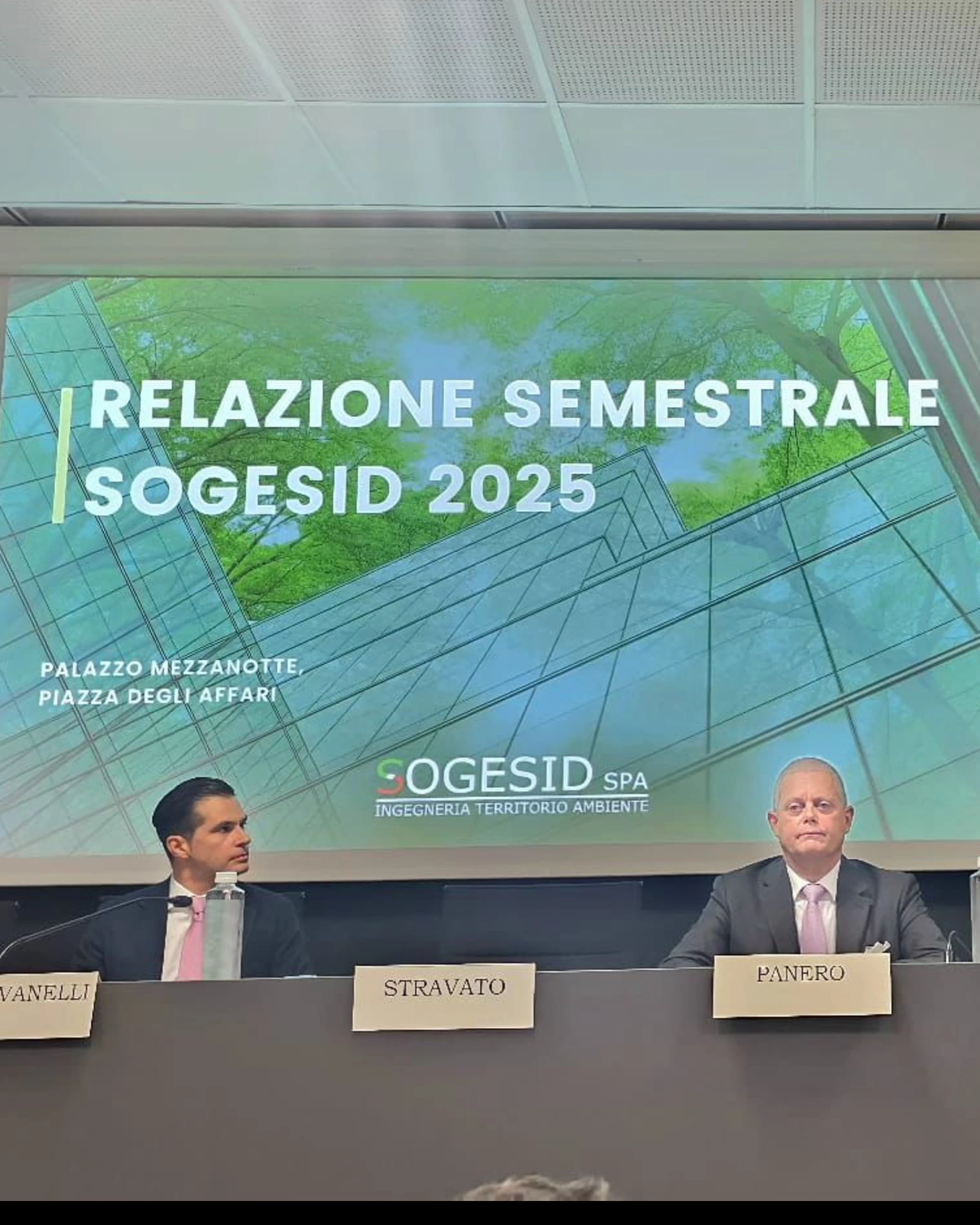 Sogesid S.p.A., Relazione Semestrale 2025: crescita della produzione dell’11,7%