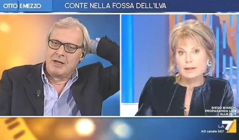 Otto e mezzo, Vittorio Sgarbi indispettisce Lilli Gruber su Liliana Segre: "Ti stupirò sul sindaco leghista"