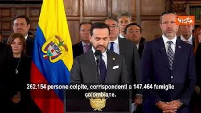Terremoto Colombia, Presidente De La Espriella: Oltre 260mila persone colpite e 314 vittime