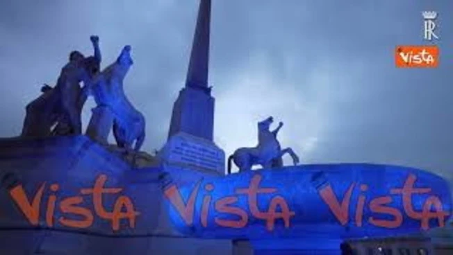 Il Quirinale in blu per la "Giornata Mondiale della Consapevolezza dell'Autismo"