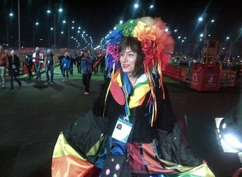 Sochi, Vladimir Luxuria ci riprova: fermata ancora dalla polizia