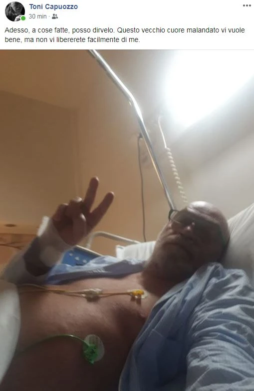 Toni Capuozzo, problemi cardiaci: "Ora posso dirvelo", la foto e il messaggio strazianti su Facebook
