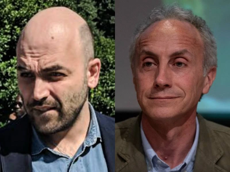 Roberto Saviano disperato a Travaglio: "Salvini cagnolino di Putin". Il direttore lo smonta: "Il tuo errore"