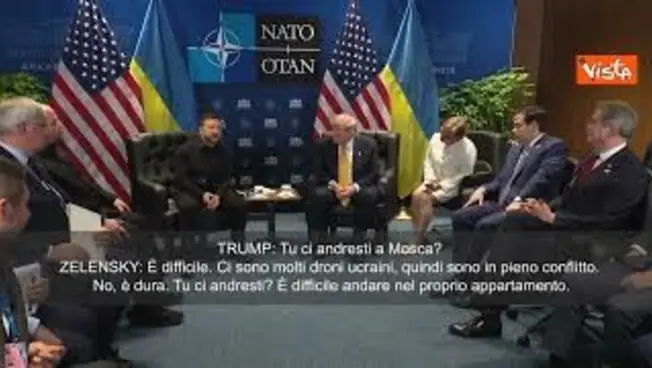 Leggi l'articolo: Zelensky a Trump: Andare a Mosca per negoziati? È pericoloso, ci sono molti droni ucraini