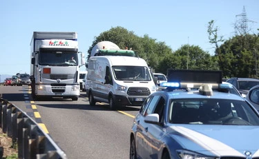 Pergine Valsugana, terrore sulla Statale: bimbo corre a zig-zag, gesto eroico dell'agente
