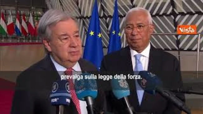 Guterres (Onu) al Consiglio Europeo: Israele, Usa e Iran devono fermarsi