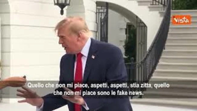Trump: Amo la stampa libera ma non chi fa fake news come Cnn e Msnbc