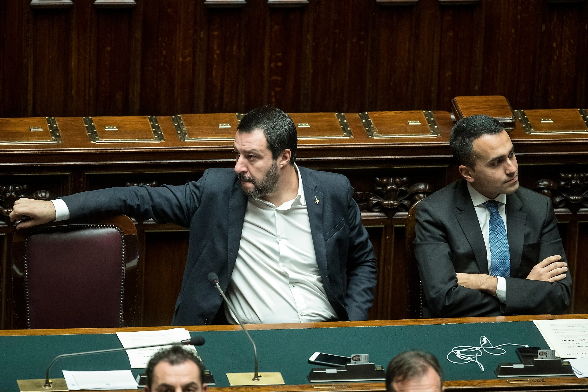 Matteo Salvini e Luigi Di Maio, scontro totale sulla riforma della Giustizia. Riunione sospesa
