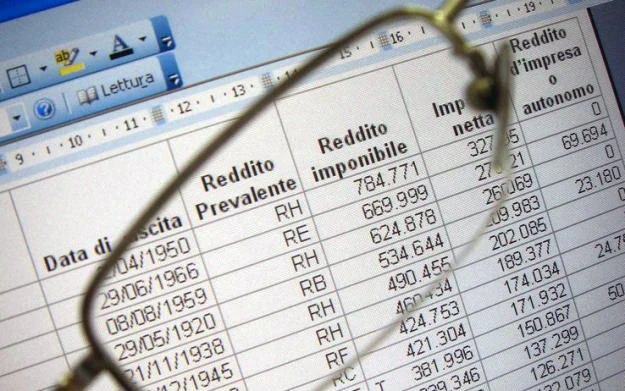 Redditometro, confisca del conto per i sospetti evasori