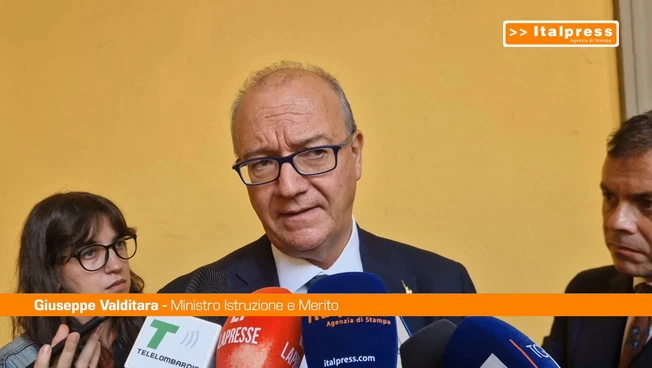 Scuola, Valditara "Sugli stipendi l'opposizione faccia pace con se stessa"