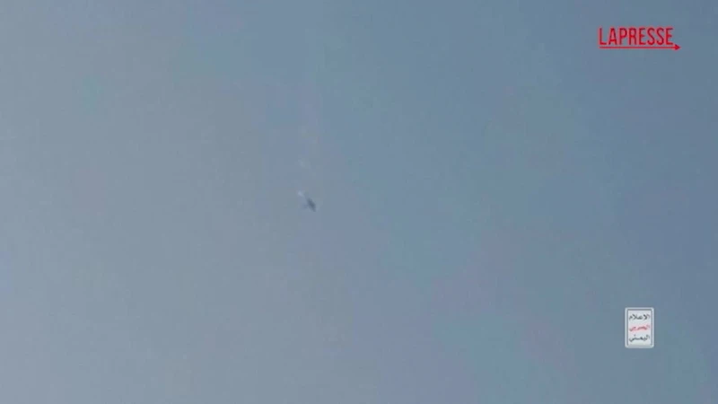 Houthi diffondono il video dell'abbattimento di un drone saudita