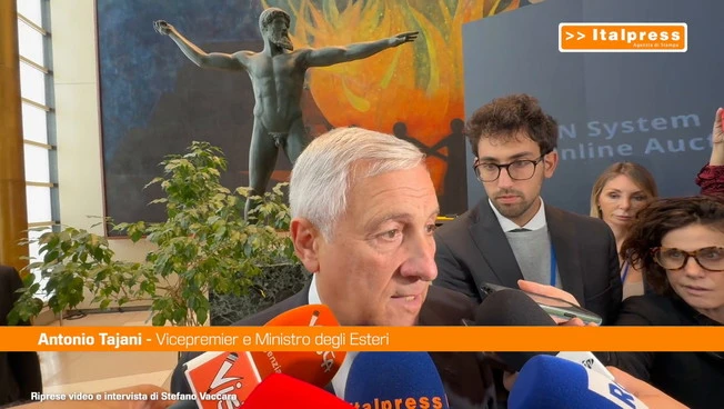 Iran, Tajani "Vogliamo favorire una soluzione diplomatica"