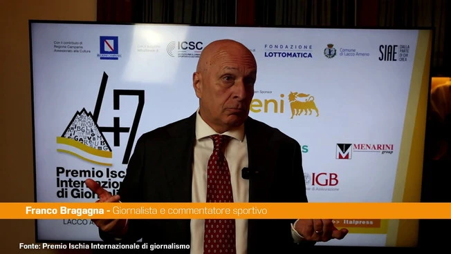 Premio Ischia, Bragagna "Sul mio podio le vittorie di Tamberi e Jacobs a Tokyo"