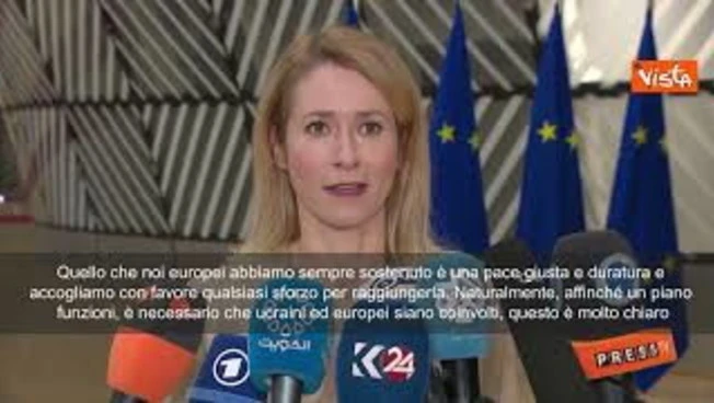 Kallas: Pace in Ucraina può  farsi solo con Ue e Kiev al tavolo