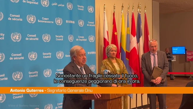 Guterres "Con il blocco di Hormuz il rischio è una recessione globale"
