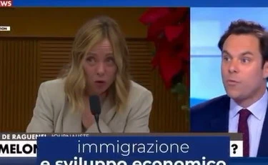 Francoska televizija pohvalila Meloni, v Ukrajini protesti proti oblasti