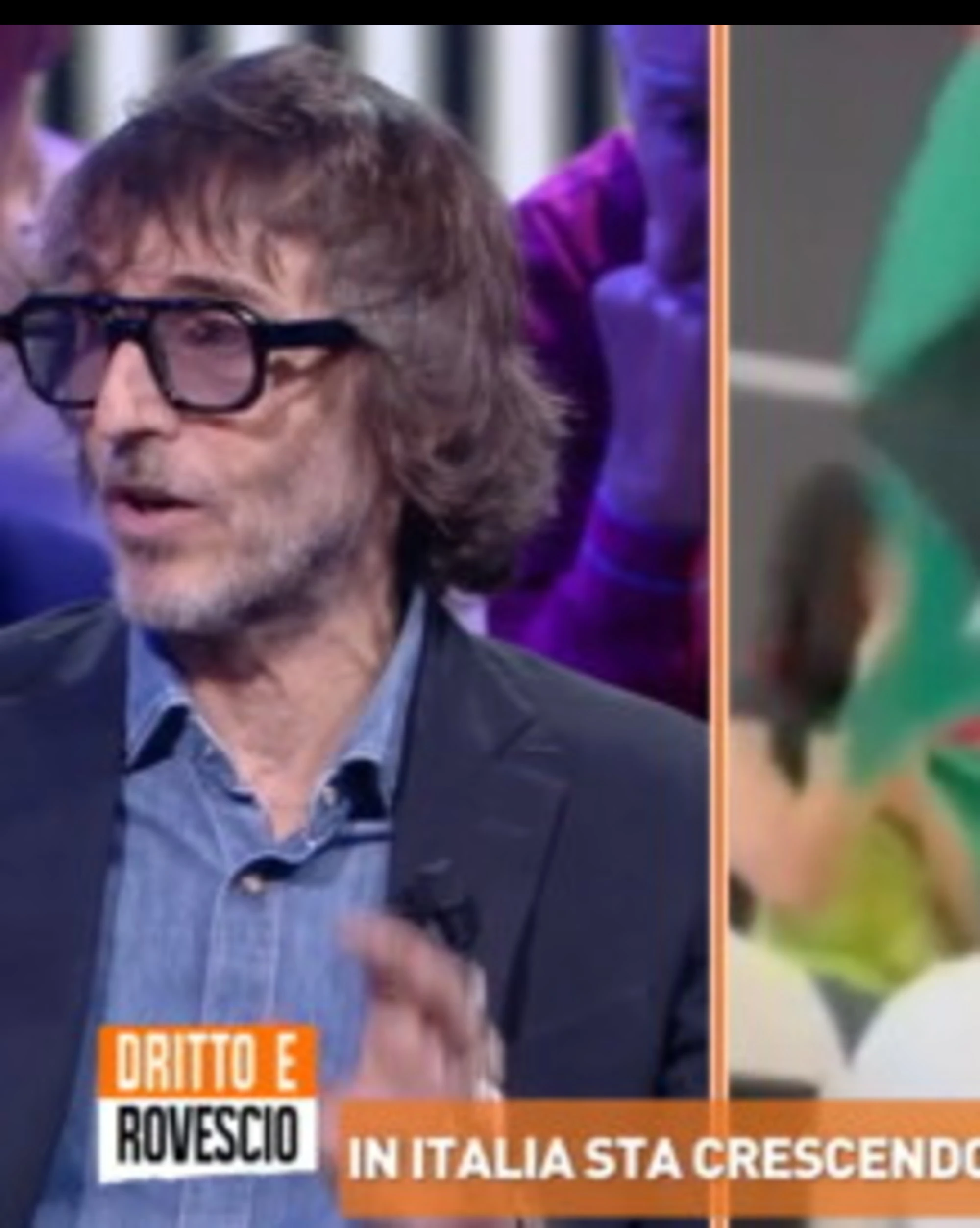 Dritto e rovescio, Pucciarelli: "Rabbia giusta e normale". E Cruciani sbotta