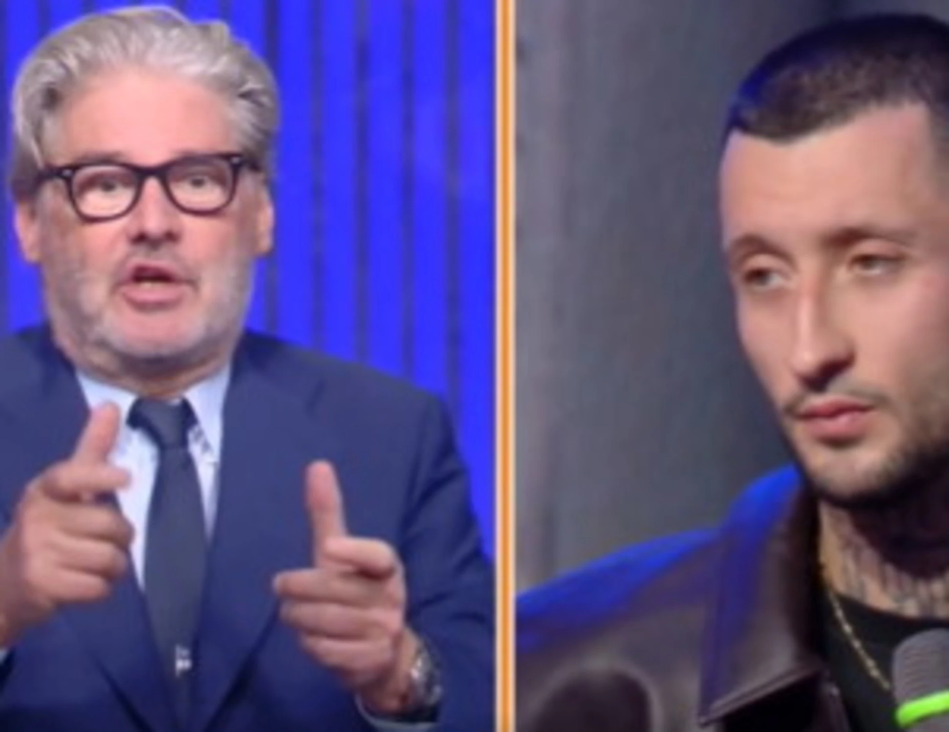 Dritto e rovescio, Del Debbio travolge il maranza: "Poi mi inc***o"