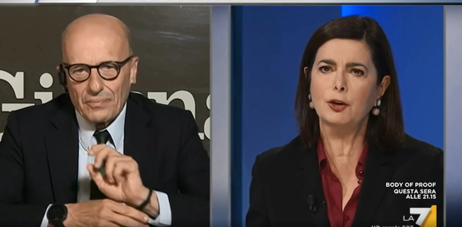Otto e Mezzo, Alessandro Sallusti e la bomba su Laura Boldrini: "Estremisti e black-bloc"
