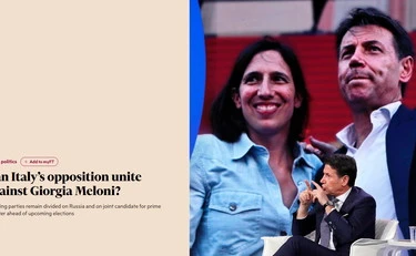 Giorgia Meloni, il Financial Times stronca il campo largo: "Animosità e sfiducia"