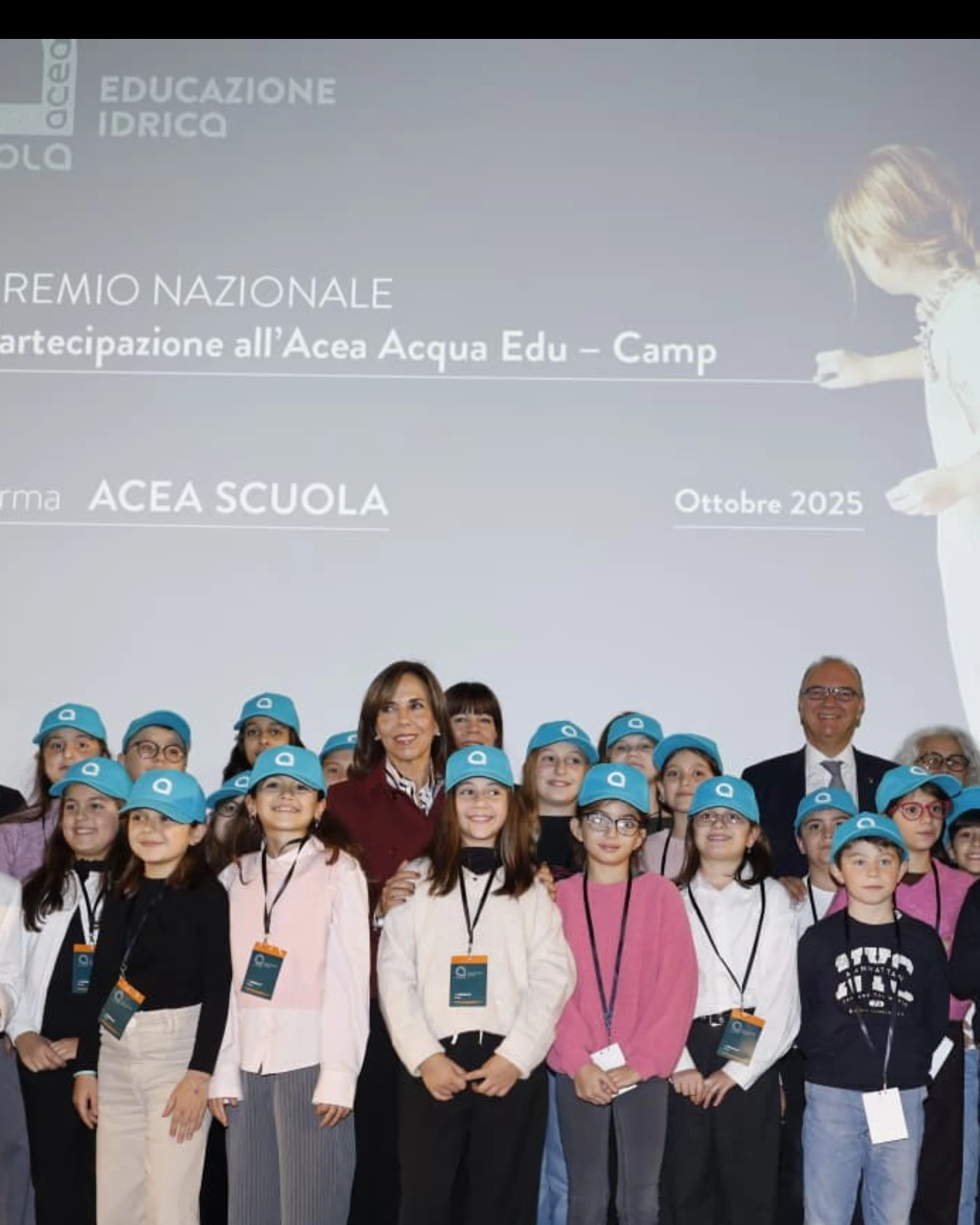 A LEZIONE DI EDUCAZIONE IDRICA CON ACEA. PREMIATE LE SCUOLE VINCITRICI DEL CONTEST NAZIONALE “ALLA RICERCA DELLA GOCCIA PERDUTA”